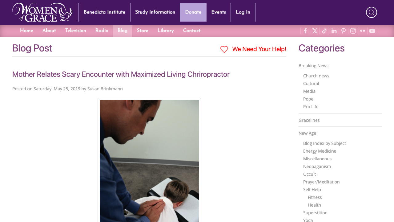 Women of Grace — MaxLiving critique